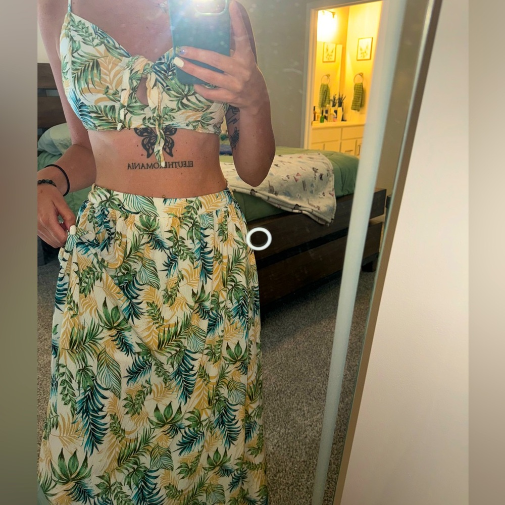 Floral Skirt Set